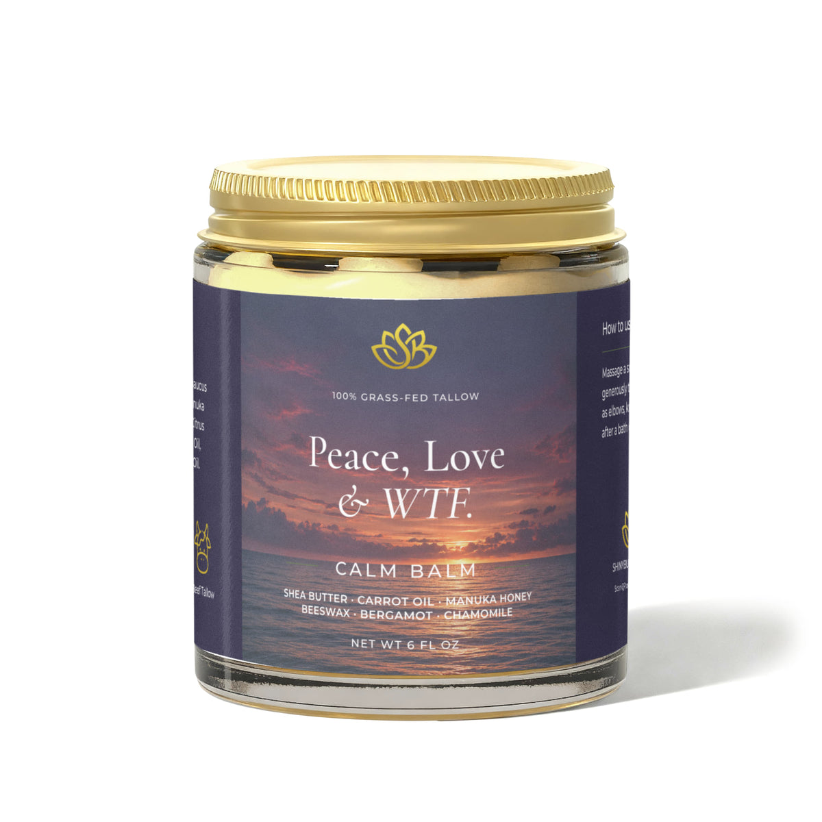 Calm Balm - Peace, Love & WTF.