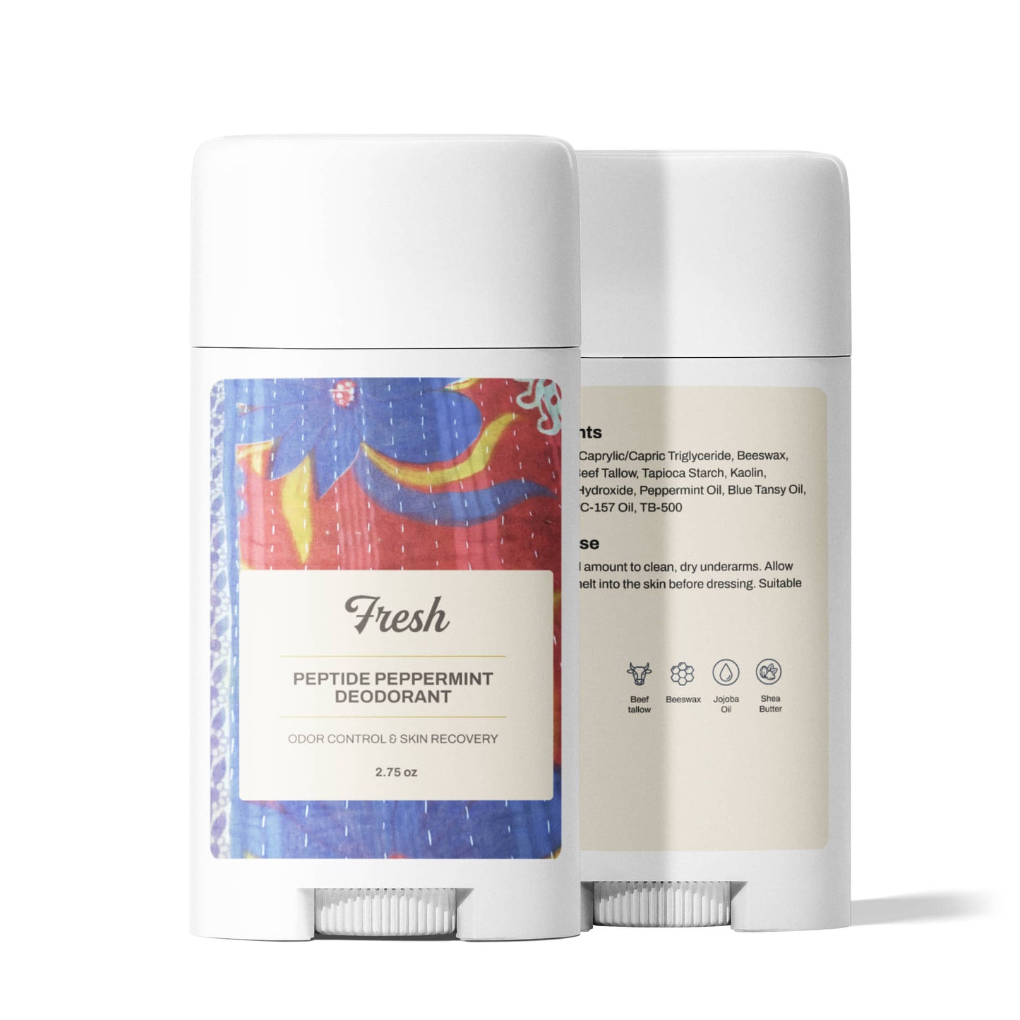 Fresh: 2 Pack Peptide Peppermint Deodorant