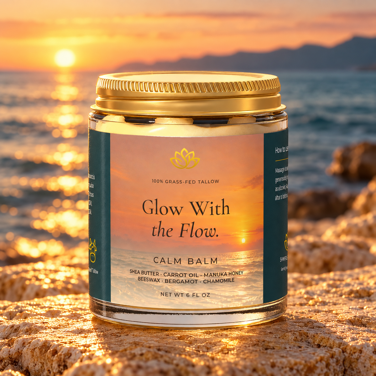 Calm Balm - Glow With the Flow.