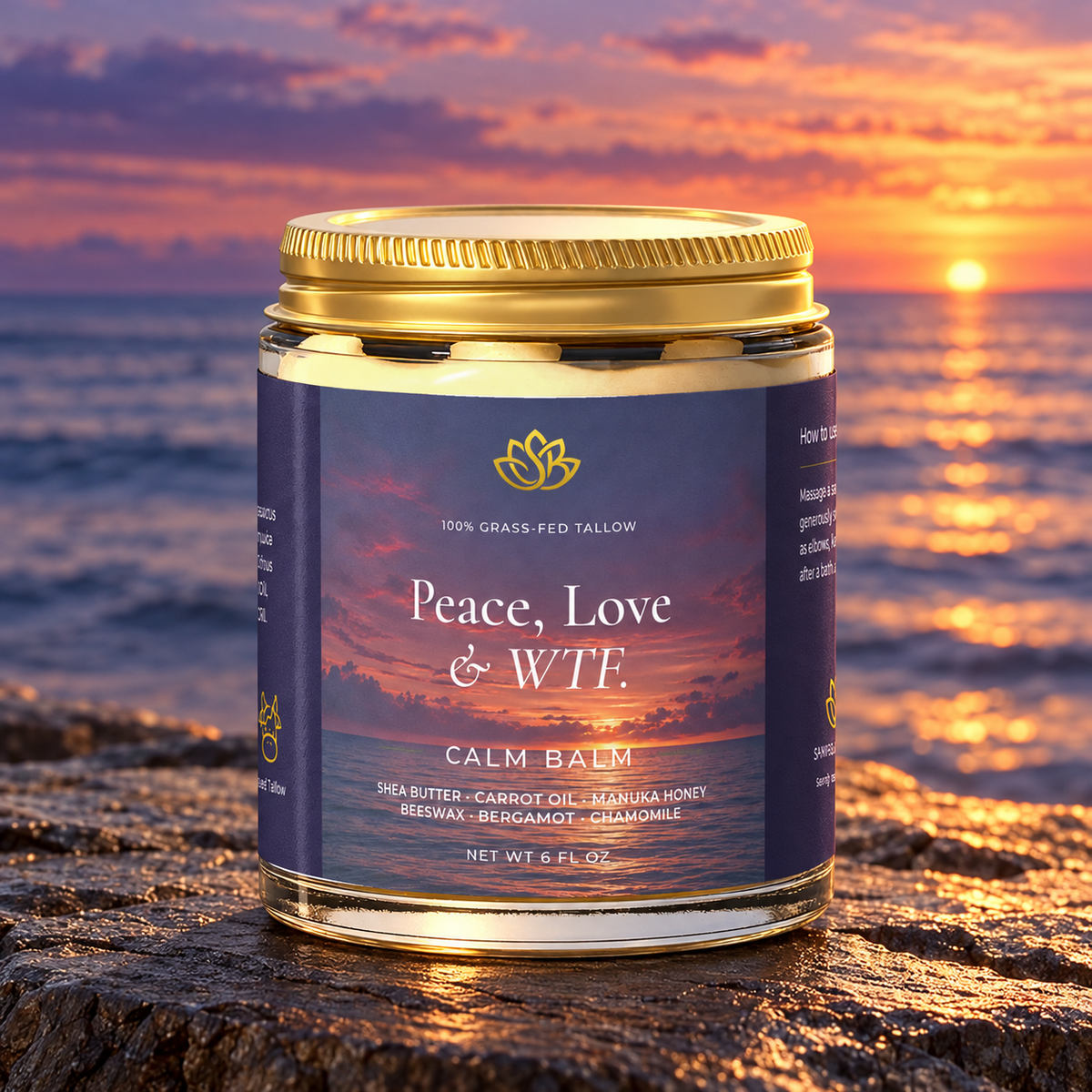 Calm Balm - Peace, Love & WTF.